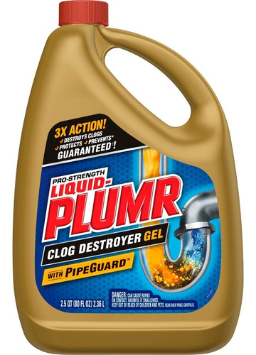 Destapador Cañerías Liquid Plumr Plomero Liquido El Original