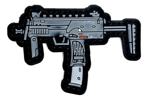 Parche Militar,  Pvc Velcro, Subfusil Hk Mp7 