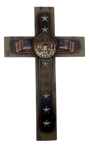 Cruz De Pared Del Ejército De Estados Unidos De 12  Ba...