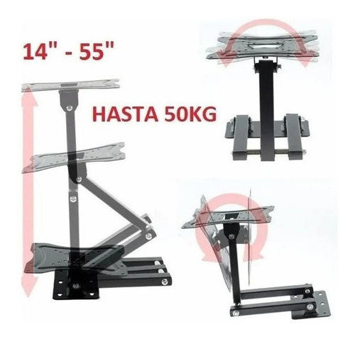 Imagen 3 de 9 de Base De Tv Soporte Tv Pared 55 Pulgadas Soporte Monitor