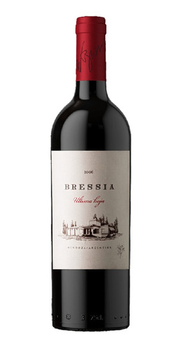 Vino Tinto Última Hoja Blend Bodega Bressia Botella 750ml 