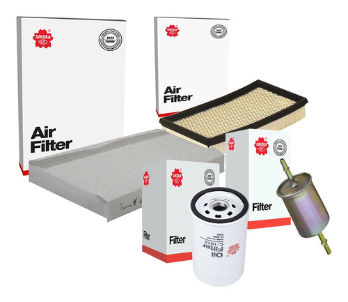 Kit Filtros Aceite Aire Gasolina Cabina Focus Zx3 2.0l 2001