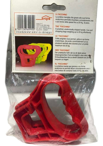 Manija X 2 Agarradera Para Llevar Varias Bolsa Plastico 50