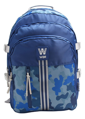 Wbr mochila 17 espalda -premium- azul Wabro