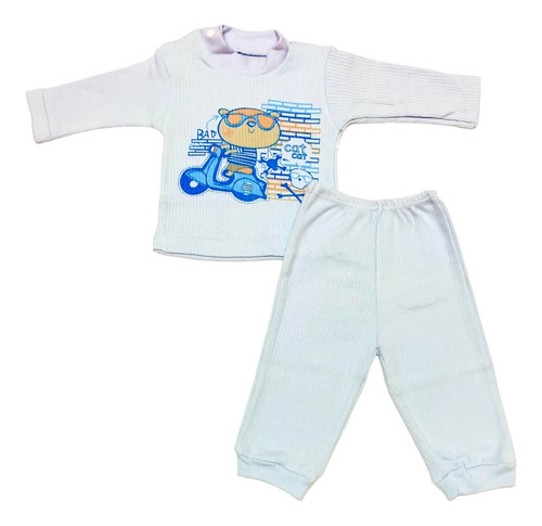 Pijama Bebe Ajuar Nacimiento - Conjunto De Remera Y Pantalon