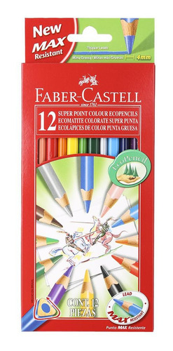 Lapices De Colores Faber Castell Acuarelables X36 + Pincel
