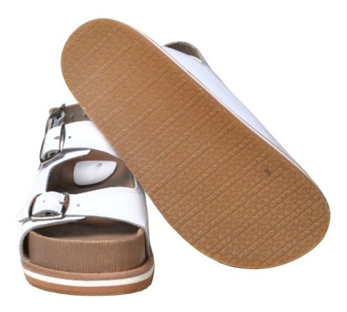 Sandalias Ojota Chancletas De Mujer De Cuero Traun - Ferraro