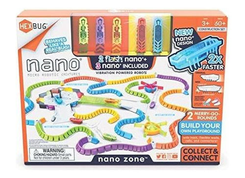 Hexbug Flash Nano Nano Zone - Juego Sensorial Colorido Para 