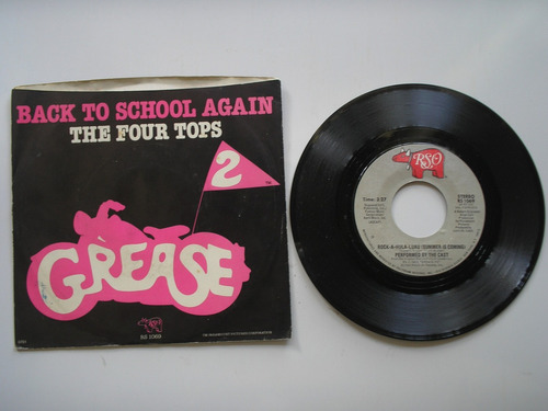 Disco Vinilo Graease 2 The Four Tops 45rpm Printed Usa 1982
