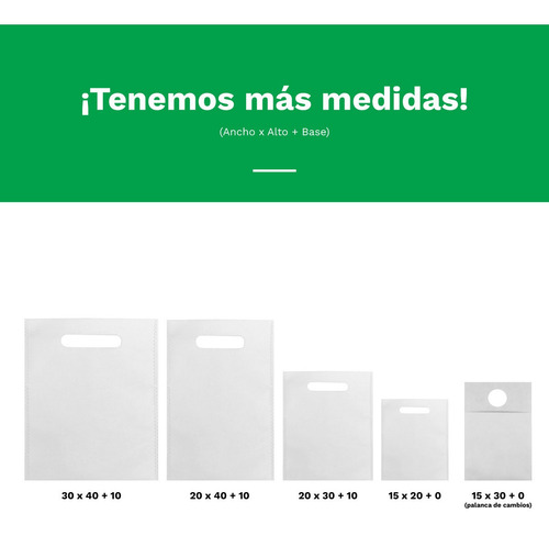 Imagen 7 de 10 de Bolsas Friselina Riñon Ecologica Para Sublimar Tela X 100
