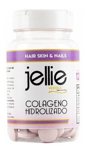 Colágeno Hidrolizado Jellie® X 120 Comp. | Piel, Pelo & Uñas