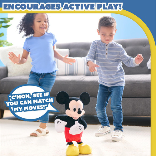 Brinquedo De Pelúcia Disney Junior Mickey Mouse Hot Diggity