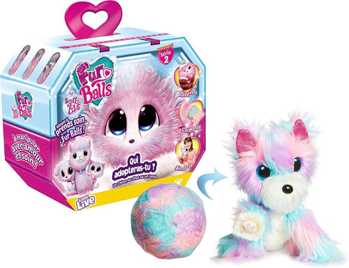 Fur Balls Serie2 Multicolor Grande Peluche Sorpresa En Cadia