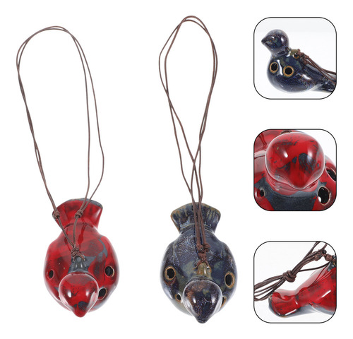Instrumentos Musicais Para Crianças Ocarina, 2 Peças