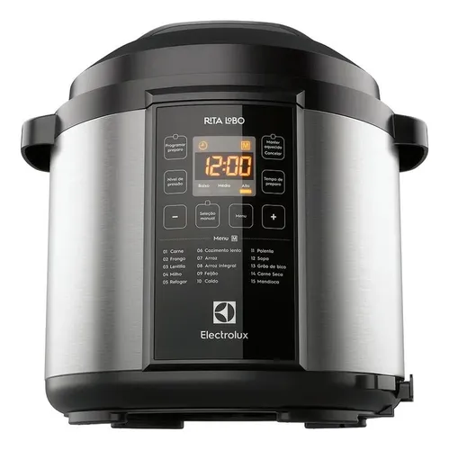 Panela de Pressão Elétrica Electrolux 6L Preta Experience PCC20 220v