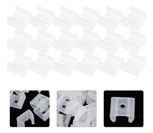 Clips De Fijación, Tiras De Luces, Soporte Led De Silicona,