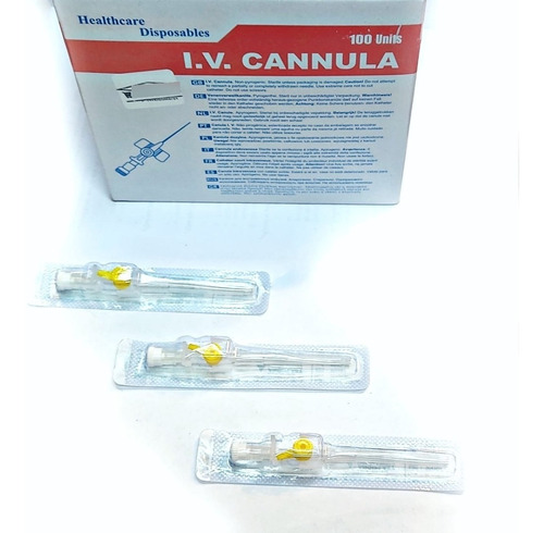 Catéter  24g O 20ml Amarillo  Por 50 Unidades