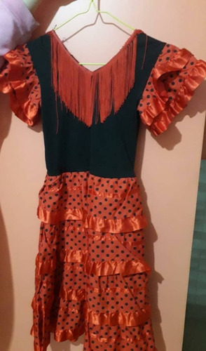 Vestido Disfraz Flamenco (original) Niña 5-7 Años