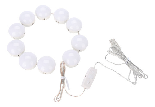 Bombilla Led Regulable Para Espejo De Maquillaje, Tonos Cáli