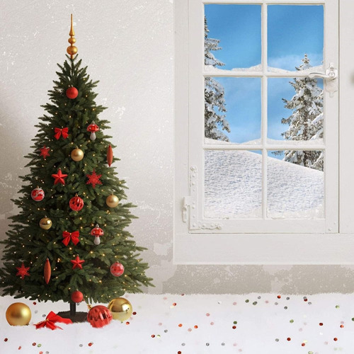 Decoración De Nieve Artificial Navideña Nieve Brillante