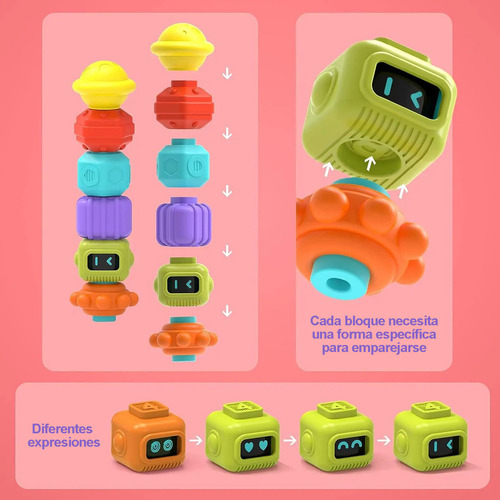 Cubo Didáctico Juguetes Educativo Didacticos For Bebé