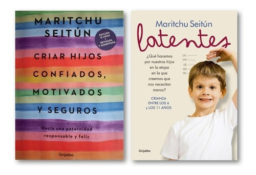 ** 2 Libros Maritchu Seitun Latentes Criar Hijos ** Crianza 