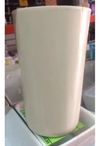 15 Tazas Y 15 Vasos Melamina Beige Liso