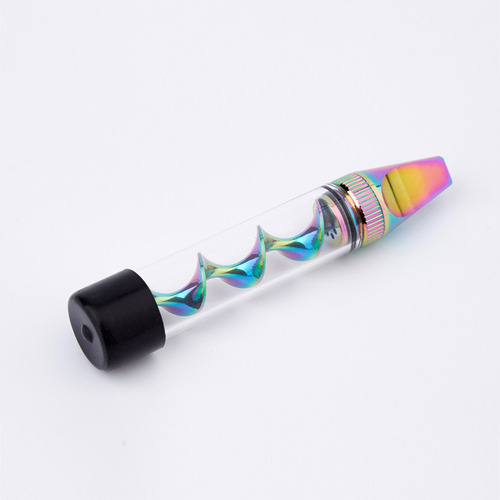 Kit De Pipas Para Fumar Hierbas Secas Con Vidrio Retorcido M