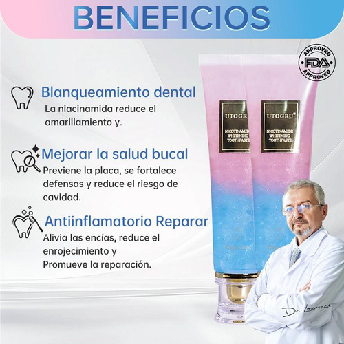 Utogru Pasta | De Dientes Blanqueadora De Menta 1pcs