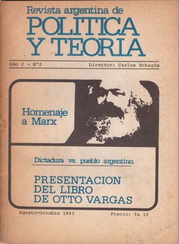 Revista Argentina De Política Y Teoría Nro 2 - P C R - P T P