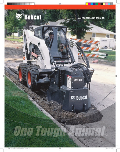 Implemento Valetadeira De Asfalto Bobcat Mod. Ws24 Nova