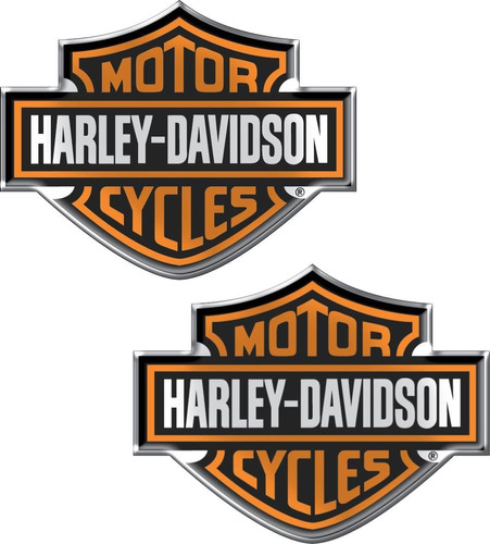 Chroma 5507 Harley-davidson Cúpula Emblema Calcomanía