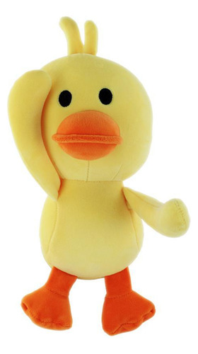 Patinho De Pelúcia Amarelo Movimento De Saudação - Bbr Toys