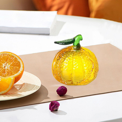 Estatuilla De Fruta De Cristal, Adorno De Fruta, G