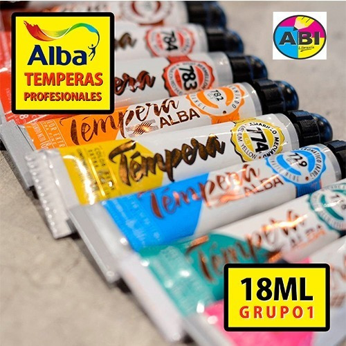 Alba Tempera Profesional Azul De Prusia (746) 18 Ml Grupo 1