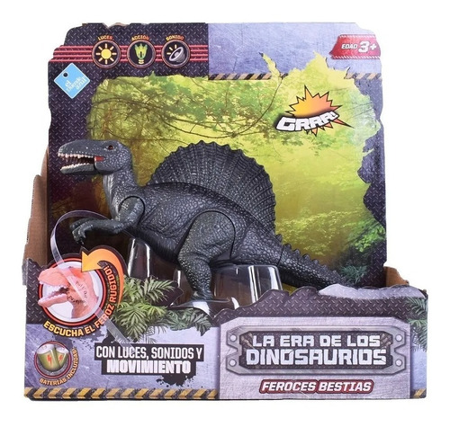 Juguete Figura Era De Dinosaurio Con Luz Y Sonido  Dino