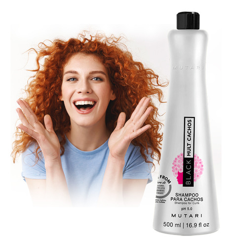 Shampoo Cachos Perfeitos Desembaraçado Balanço Natural Black
