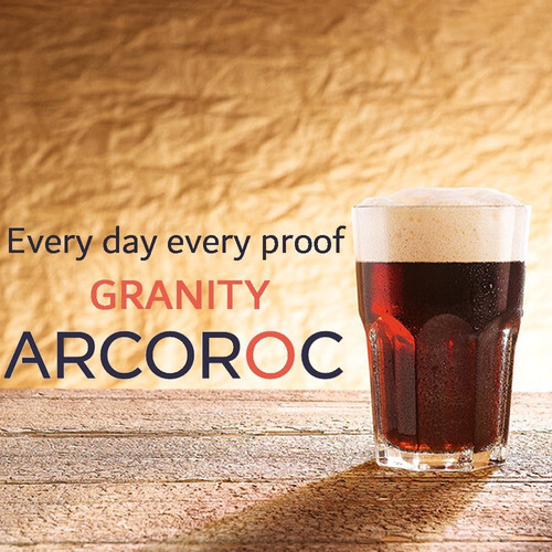 Vaso De Vidrio Granity Arcoroc 650cc Templado Resiste Todo Color Trnasparente
