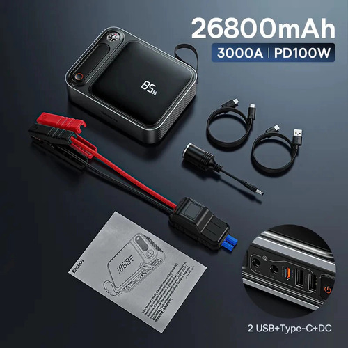 Power Bank Baseus 100w Carregamento Ultra Notebooks 26800mah