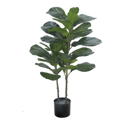 Árvore Artificial Ficus Lyrata 1 Metro Verde Decoração