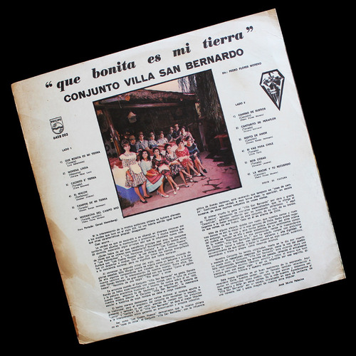 ¬¬ Vinilo Conjunto Villa San Bernardo Zp Chi (Usado)
