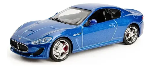 1:43 Coleção Maserati Granturismo Mc Stradale Cor do modelo azul