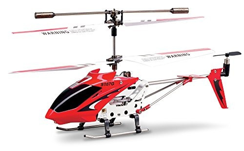 Helicóptero Syma S107 / S107g R / C Con Giro-rojo