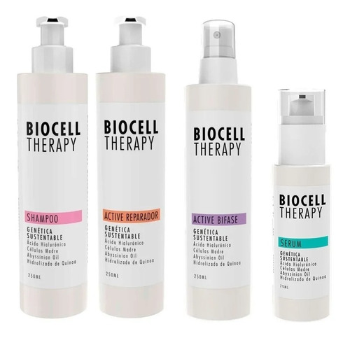 Shampoo + Acondicionador + Serum + Bifase Biocell Therapy