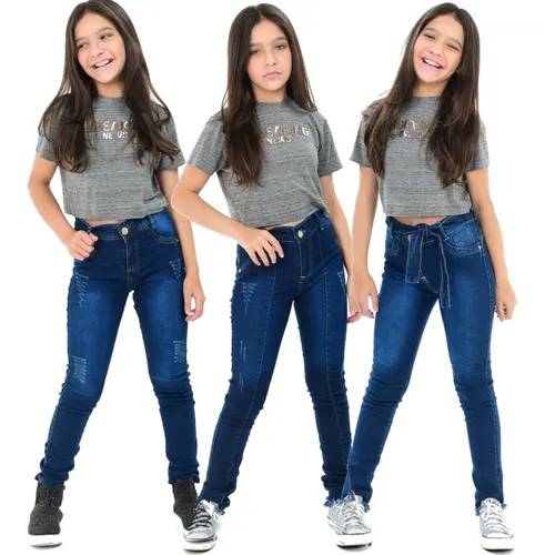 Calça jeans feminina para escola cheap