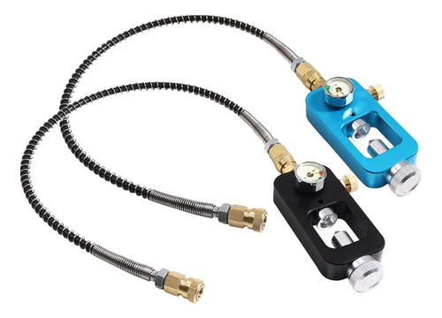 Adaptador De Buceo Con 2 Válvulas Adaptador De Llenado