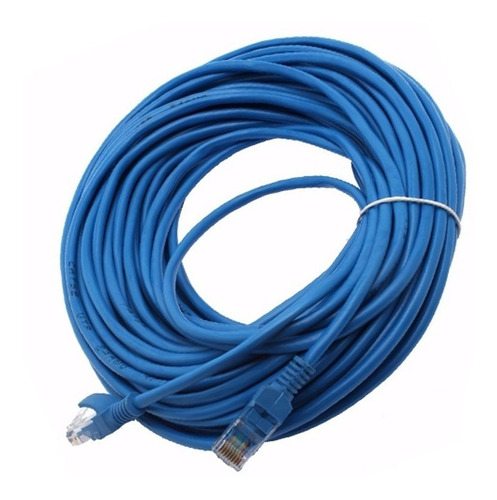 Cable De Red 20mt Cat. 5e Patch Cord Utp Directo Internet Pc