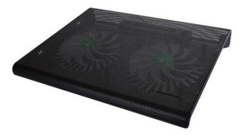 Base Ventilador Metal Ultra Laptop Cooler  2 Ventiladores 