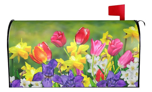 Kawani Funda Magnética Para Buzón De Flores De Primavera Y V