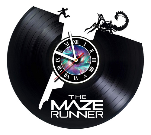 Kravchart Reloj Pared Vinilo Para The Maze Runner Episodio